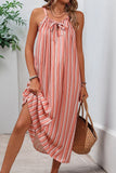 Blush A Line Spaghetti Robe d’été sans bretelles