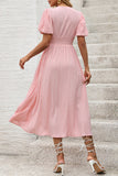 Blush A Line Robe d’été à col en V