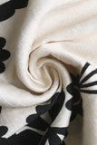 Robe d’été bustier imprimée kahki légère