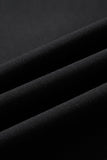 Revers cranté Slim Fit One Button Blazer d’affaires noir pour hommes
