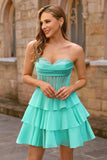 Corset bustier jaune Une Robe de cocktail perlée en ligne