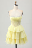 Vert Une ligne Sweetheart Corset Robe de bal avec perles