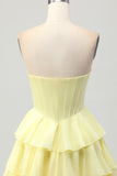 Vert Une ligne Sweetheart Corset Robe de bal avec perles