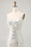 Robe De Cocktail Courte moulante noire scintillante avec paillettes