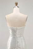 Robe De Cocktail Courte moulante noire scintillante avec paillettes