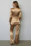 Brillant Dark Golden Peak Repel 2 Piece Femmes Bal Costumes