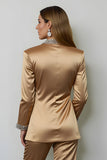 Brillant Dark Golden Peak Repel 2 Piece Femmes Bal Costumes