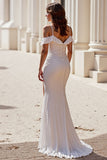 Simple Ivoire Une Ligne Col Rond Satin Robe De Mariée Longue