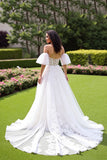 Ivoire Une ligne dénudée Corset Robe de mariée