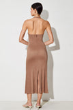 Desert Rose Halter Sheath Long Robe