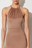 Desert Rose Halter Sheath Long Robe