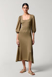 Col carré Olive Une Robe Lignes