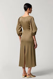 Col carré Olive Une Robe Lignes