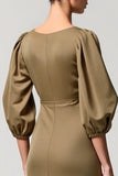 Col carré Olive Une Robe Lignes