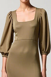Col carré Olive Une Robe Lignes