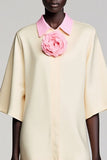 Robe d’invité de mariée fleur de coton ivoire