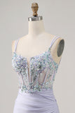 Corset Robe moulante à sequins et paillettes Corset