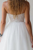 Une ligne spaghetti bretelles tulle petite robe blanche