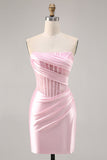 Corset bustier moulante dentelle noire Homecoming Dress