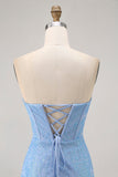 Robe De Cocktail Courte moulante perlée