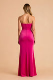 Robe de demoiselle d’honneur maxi sirène noire chérie