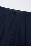 Hommes Blanc Perlé Châle Revers Simple Boutonnage 3 Pièces Costumes