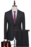 Café Cranté Revers Homme 2 Pièces Perles Formelles Costumes