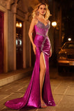 Corset doré scintillant, corset perlé, lacet dans le dos, longue robe de bal avec fente