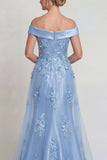 Robe de la mère de la mariée en satin appliquée au champagne
