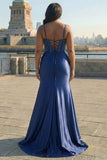 Robe de bal longue taille grande taille brodée brodée de sirène bordeaux bourgogne avec fente