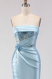Robe de bal longue robe de bal 3D en forme de sirène violette en forme de sirène violette en 3D