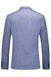 Revers cranté bleu 3 pièces Costumes formels pour hommes