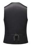 Châle violet revers Jacquard 3 pièces costumes de bal pour hommes