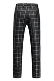 Rayures noires 2 pièces à revers pointu Tailleurs de bal pour hommes