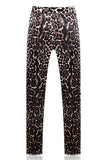 Costume de bal 2 pièces Leopard Peak Lapel pour hommes