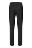 Noir Châle Revers Un Bouton 3 Pièces Hommes Costumes