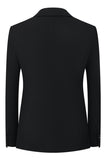 Noir Peak Lapel Perlé 3 Pièces Hommes Costumes