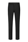Noir Peak Lapel Perlé 3 Pièces Hommes Costumes