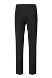 Noir Peak Lapel Perlé 3 Pièces Hommes Costumes