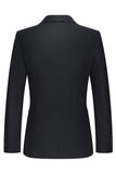 Noir Peak Lavers Single Breasted Costumes 3 pièces pour hommes