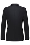 Shawl Lapel Noir 3 Pièces One Button Costumes d’affaires pour hommes