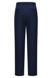 Costumes bleu marine 3 pièces à simple boutonnage slim fit Peak Lavers pour hommes