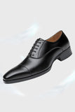 Chaussures en cuir marron à lacets pour fête pour hommes