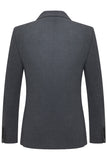 Costumes gris 3 pièces pour hommes Slim Fit Peak Lapel
