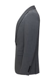 Costumes gris 3 pièces pour hommes Slim Fit Peak Lapel