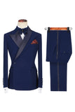 Costume homme 2 pièces kaki à revers pointe