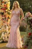 Robe de bal de promo sirène à fard à joues pailletillante, col en V grande taille et paillettes,