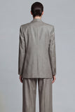 Costumes de travail double boutonnage double en revers Grey Peak