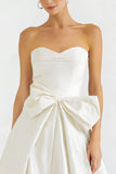 Robe blanche Bowkont Bowkont Strapless A Line