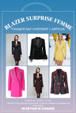Boîte mystère de blazers pour femme - 1 article surprise - 25,00 €
